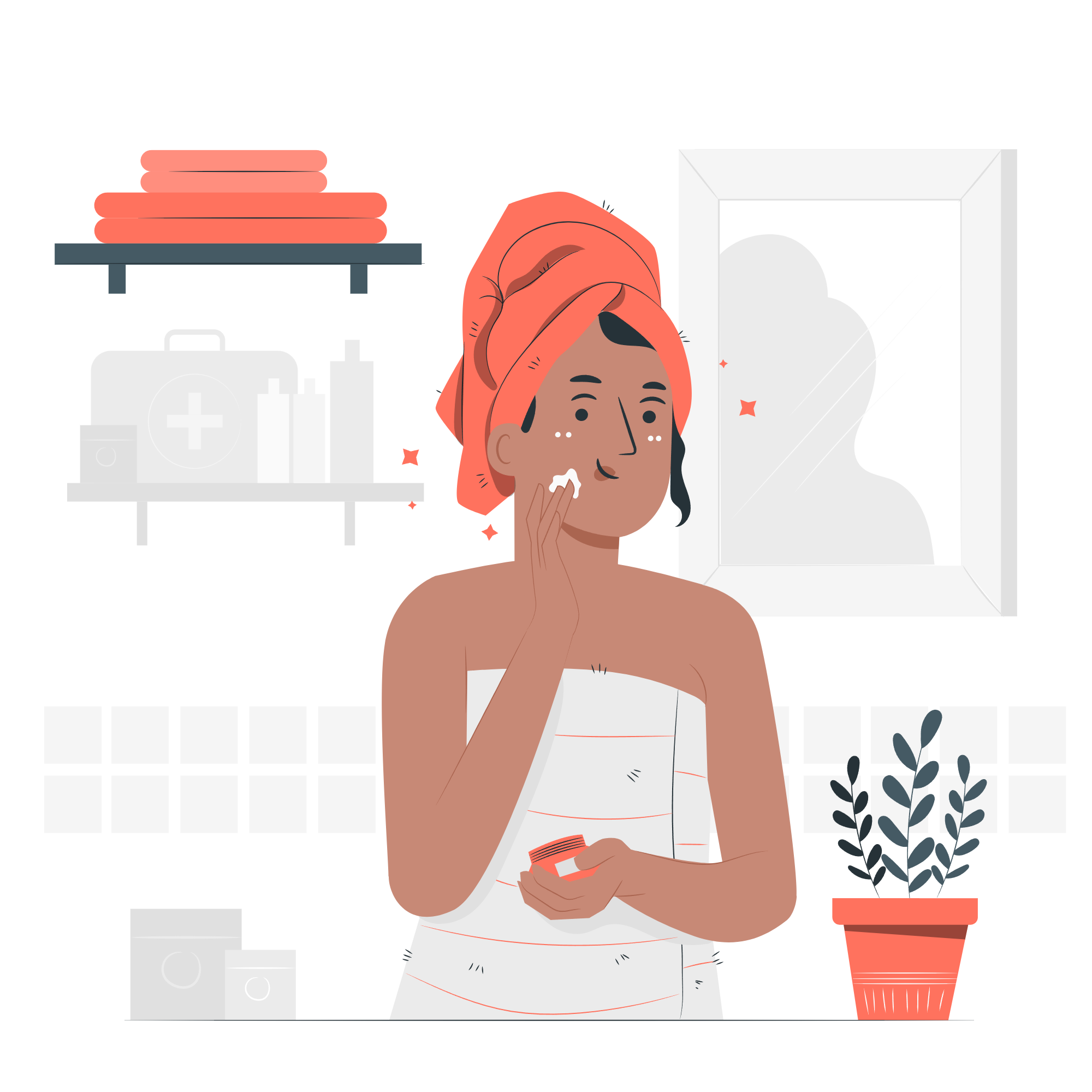 kursus penjagaan kulit tangan illustration